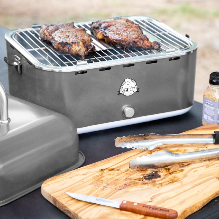 additioanl image for  Pit Boss Portable Charcoal Grill + Cover 